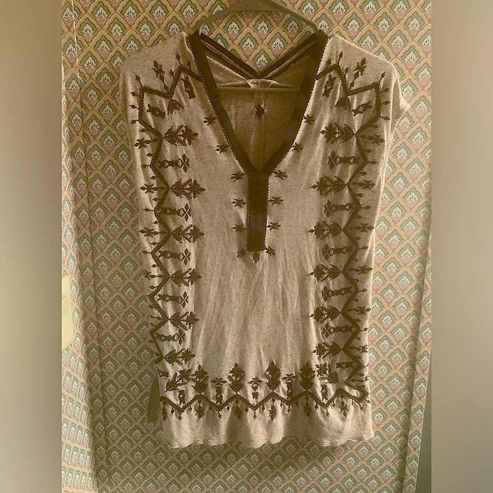 Lucky Brand Beaded Tank Top